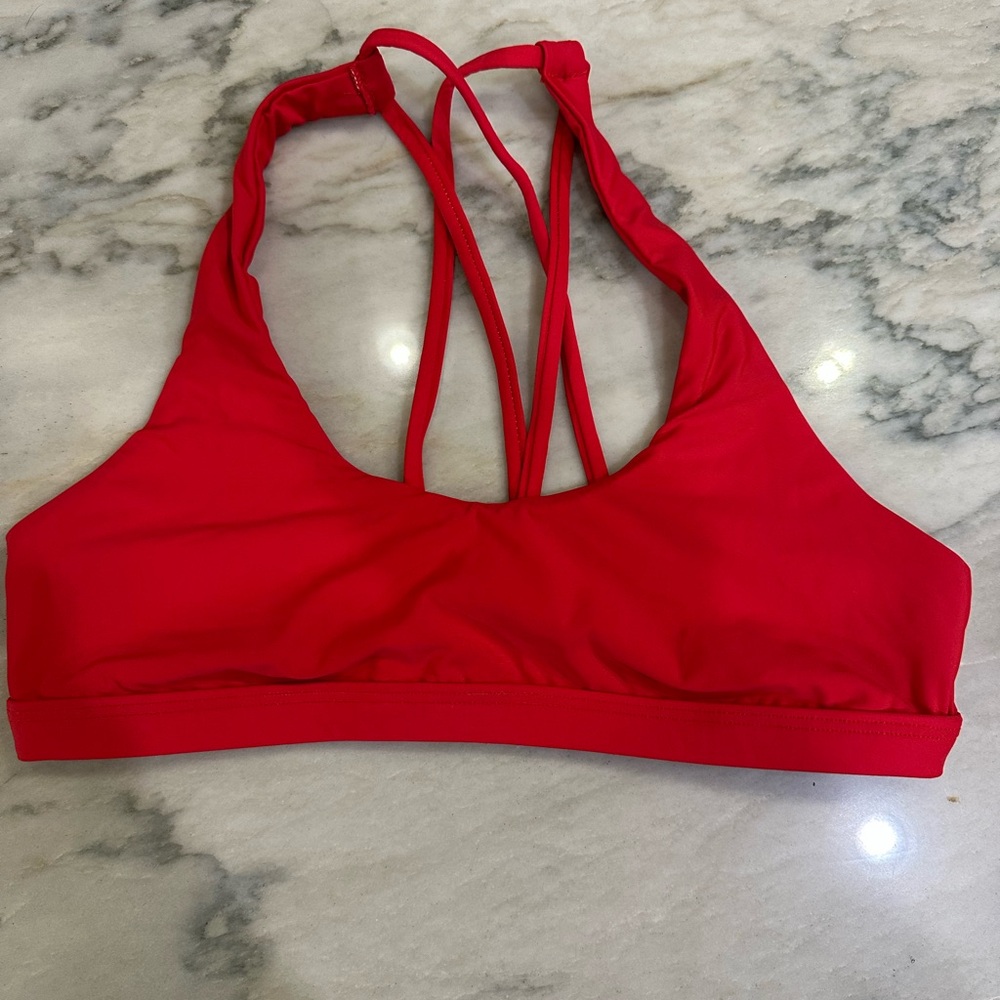 Vibrant Red Women's Swim One Piece